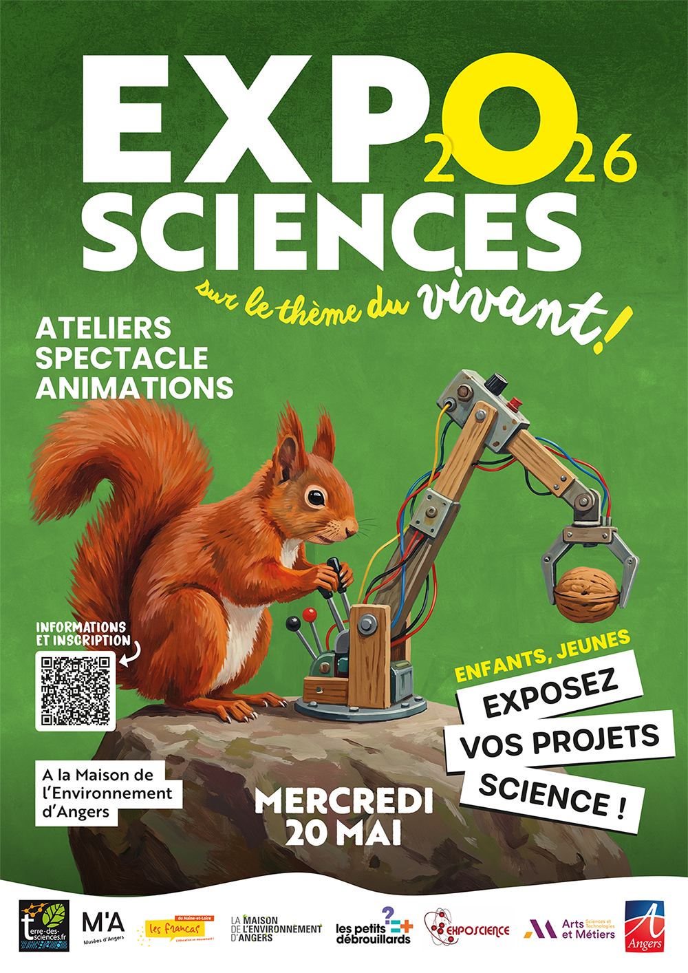 Expx Science Rocks Événement EXPOSCIENCES 49 - Mercredi 20 mai 2026 - Maison de l ...