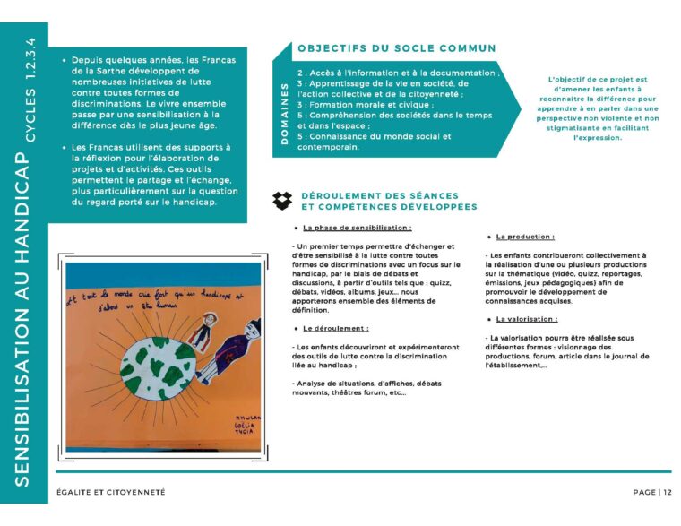 Sensibilisation au handicap